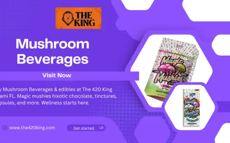 Mushroom Beverages & Edibles for Mind & Mood | The 420 King Miami FL