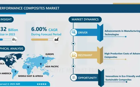 High Performance Composites Market Size Expected To Reach USD 59.68 Billion With CAGR 6.00% By 2032