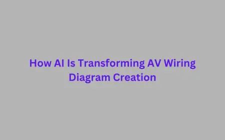 How AI Is Transforming AV Wiring Diagram Creation