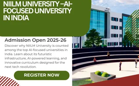 NIILM University: Pioneering the Future as One of the Top AI-Focused Universities in India