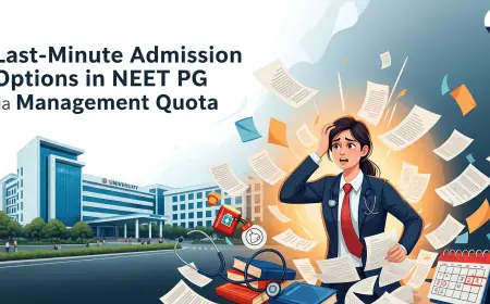 Last-Minute Admission Options in NEET PG via Management Quota