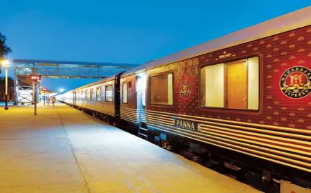 What is the Schedule of the Maharajas' Express Train for This Season?
