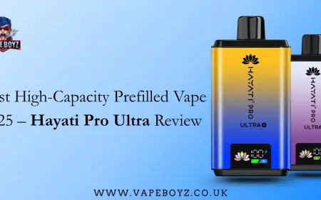 Best High-Capacity Prefilled Vape 2025 – Hayati Pro Ultra Review