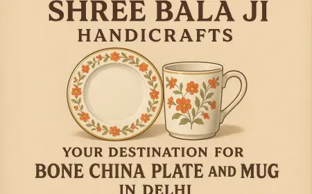 Shree Bala Ji Handicrafts: Your Destination for Bone China Plate and Mug in Delhi
