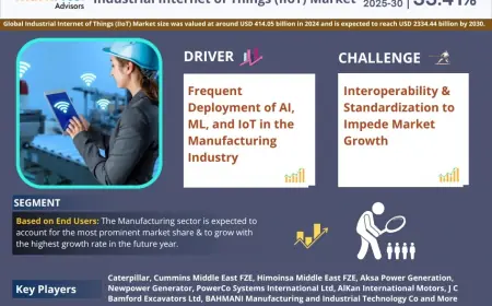 Industrial Internet of Things (IIoT) Market Research 2025–2030: Growth, Size & Opportunities