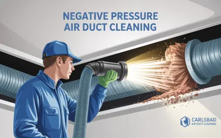 Why Is Negative Pressure Air Duct Cleaning a Smart Choice in Carlsbad?