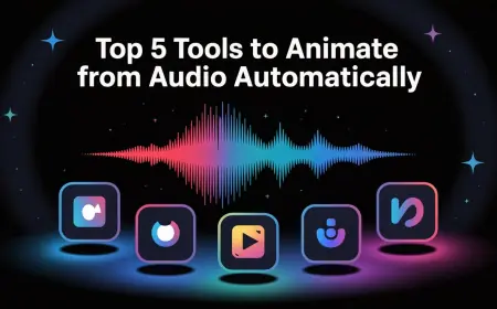 Top 5 Tools to Animate from Audio Automatically