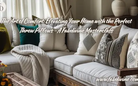 The Art of Comfort: Elevating Your Home with the Perfect Throw Pillows – A Fabdivine Masterclass