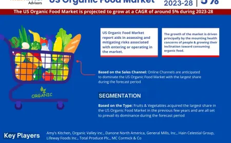 US Organic Food Market Research 2023–2028: Growth, Size & Opportunities