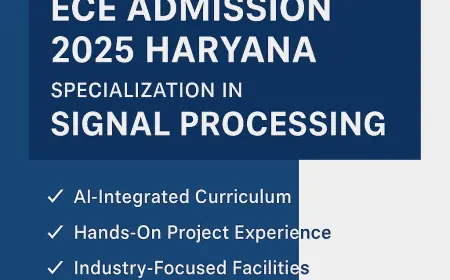 ECE Admission 2025 in Haryana – Apply Now for Signal Processing at NIILM University