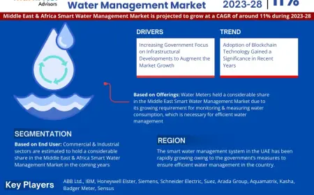 Middle East & Africa Smart Water Management Market Research 2023–2028: Growth, Size & Opportunities