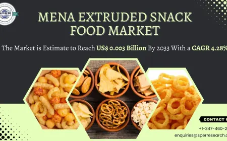 MENA Extruded Snack Food Market Key Trends, Share and Growth Outlook