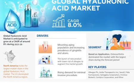 Hyaluronic Acid Market Trends 2023–2028: Outlook, Value & Key Companies
