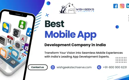 Best Mobile App Development Services in India for Custom Android and iOS Applications—Wish Geeks Techserve