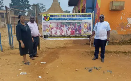 A True Leader!! Hon. Mukasa Touches Hearts of Orphaned Children