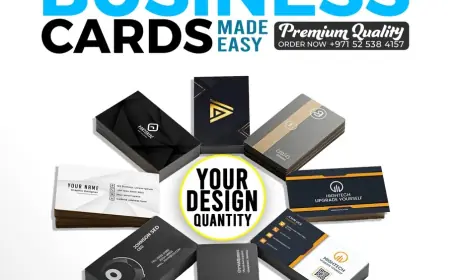 Business Card Printing in Dubai – Affordable & Fast Custom Cards
