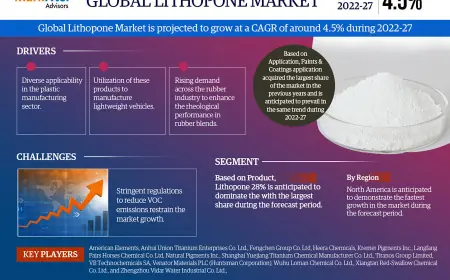 Lithopone Industry Forecast 2022–2027: Trends, Value & Analysis