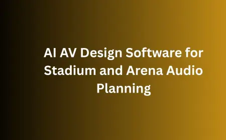 AI AV Design Software for Stadium and Arena Audio Planning