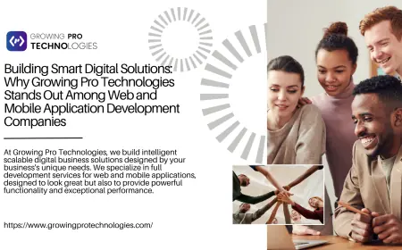 Building Smart Digital Solutions: Why Growing Pro Technologies Stands Out Among Web and Mobile Application Development Companies