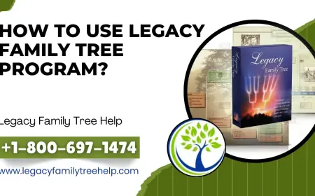 How To Use Legacy Family Tree Program?