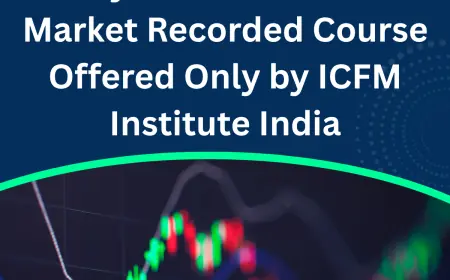 Master Stock Trading Anytime with Stock Market Recorded Course Offered Only by ICFM Institute India