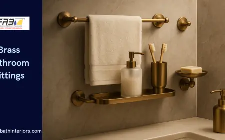 Elevate Your Space with Timeless Brass Bathroom Fittings