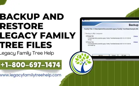 How To Backup and Restore Legacy Family Tree Files