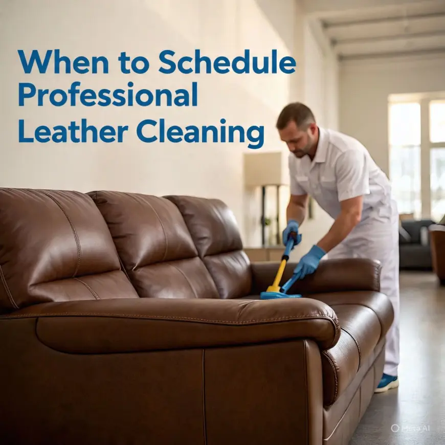 When to Schedule Professional Leather Cleaning