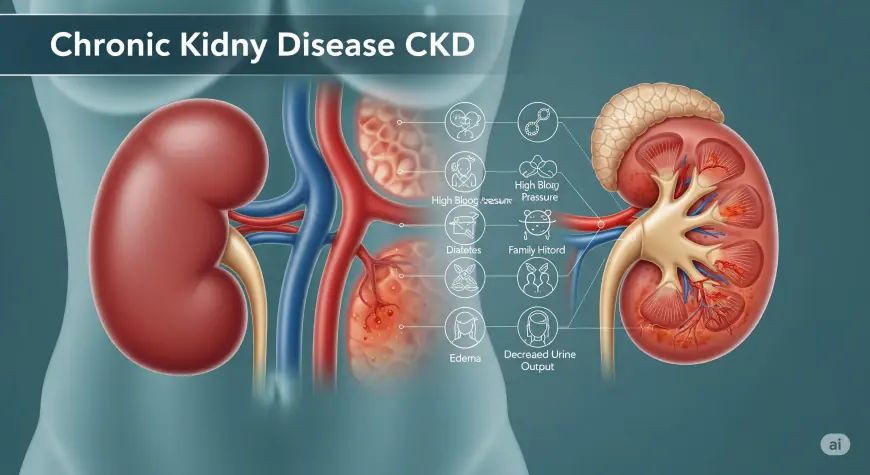 Causes and Symptoms of Chronic Kidney Disease (CKD)
