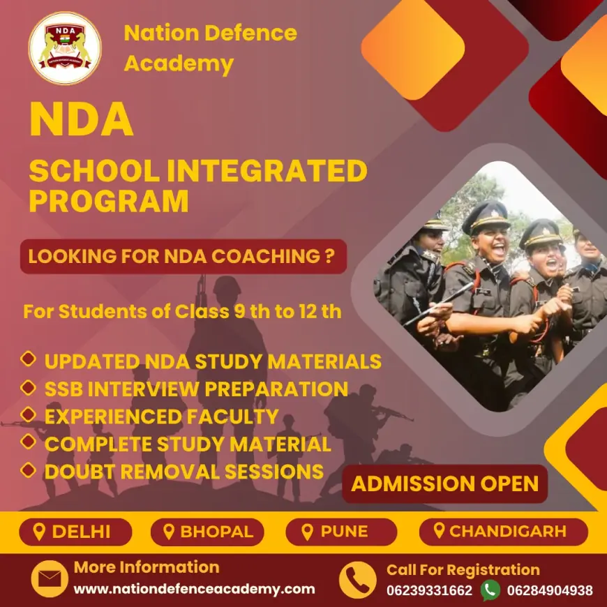 How To Join NDA After 10Th In Chandigarh