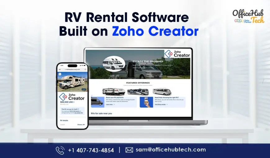 RV Rental Software Built on Zoho Creator