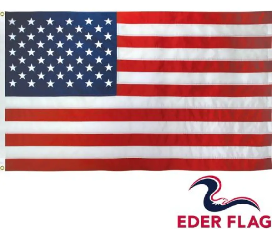 Nylon American Flag Manufacturer and Titan Telescoping Flagpole a Patriotic Power Combo