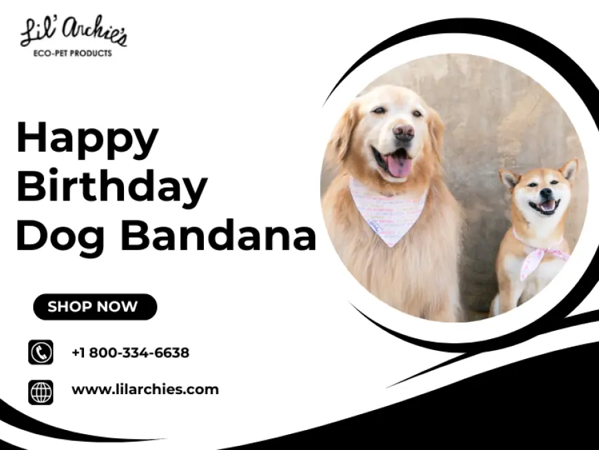 Unleash the Fun: Celebrate Your Pup's Special Day with a Happy Birthday Dog Bandana