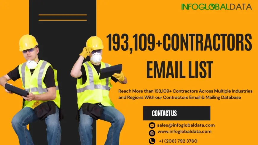 Why Vendors Choose InfoGlobalData for Verified Contractors Email Lists