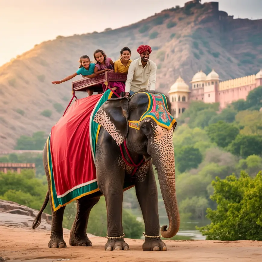 What to Expect from Your Amer Elephant Safari Adventure in Jaipur