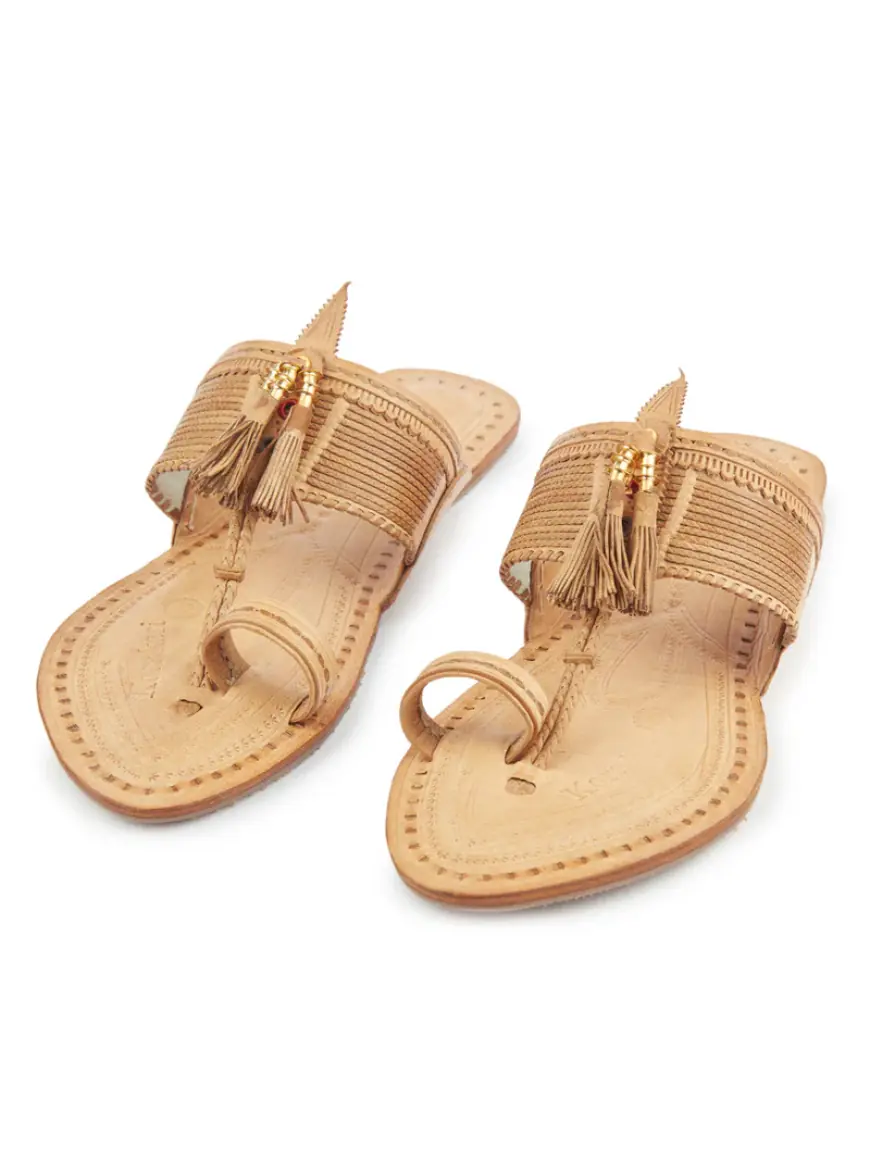 The Maharani Classic Ladies Kolhapuri Chappal – A Timeless Symbol of Grace and Heritage