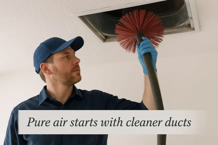 How Do Experts Perform Thorough Pure Air Duct Cleaning in Hampton