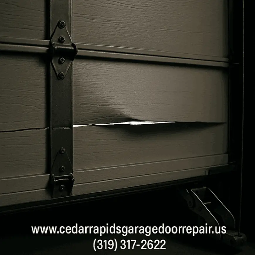 What Makes Local Cedar Rapids Experts the Best Choice for Garage Door Dent Removal