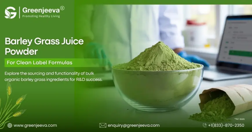 Why Organic Barley Grass Juice Powder Is Becoming a Formulator’s Favourite