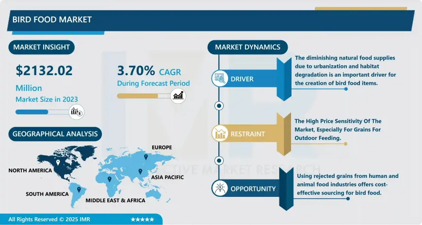 Bird Food Market - Size, Share, Outlook, And Opportunity Analysis, 2024 - 2032
