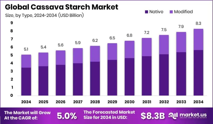 Cassava Starch Market Historical Analysis and Forecast to 2034
