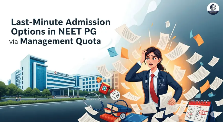 Last-Minute Admission Options in NEET PG via Management Quota