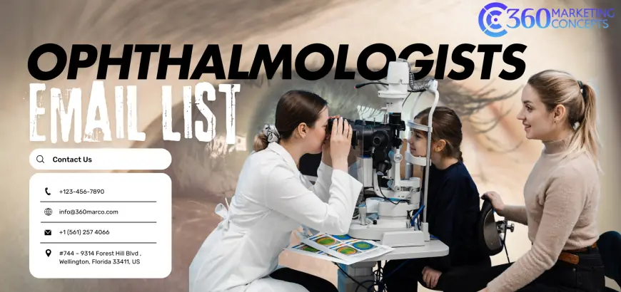 How Does an Ophthalmologist Email List Improve Marketing of Eye Care Products and Technologies?