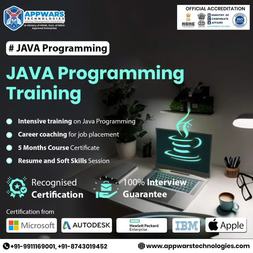 Master Java Programming with Top Training Institutes in Noida