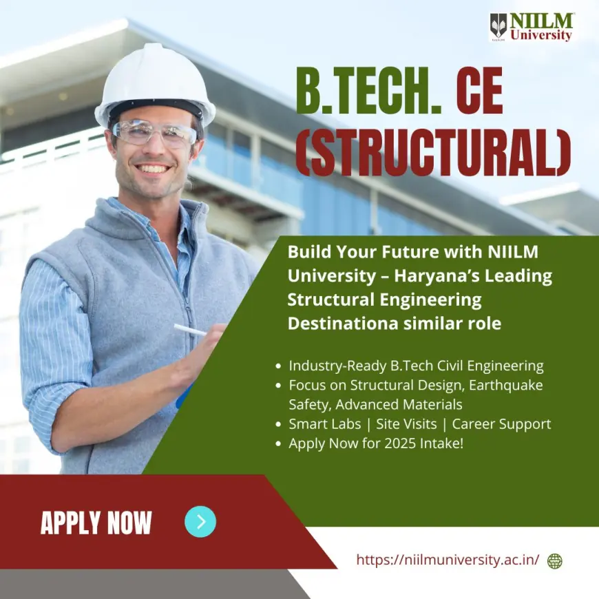 Build the Nation’s Future with NIILM University’s Structural Engineering Course in Haryana