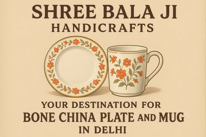 Shree Bala Ji Handicrafts: Your Destination for Bone China Plate and Mug in Delhi
