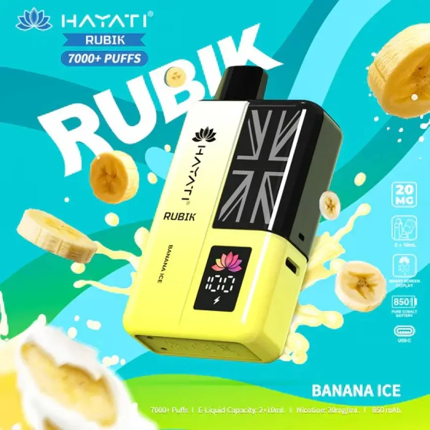 Hayati Rubik 7000 Puffs Box of 5
