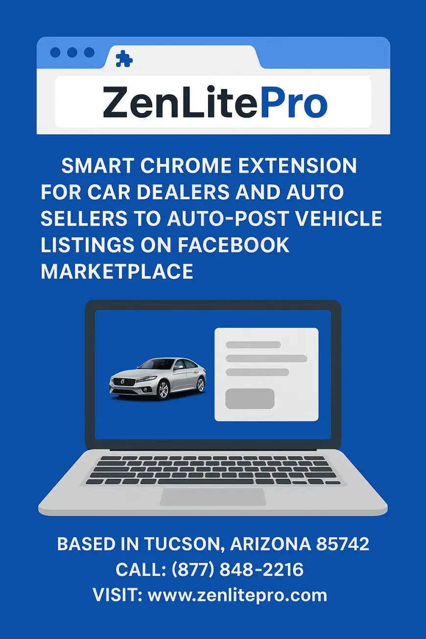 ZenLitePro: FBMP Auto Poster Chrome Extension for Vehicles Listing.