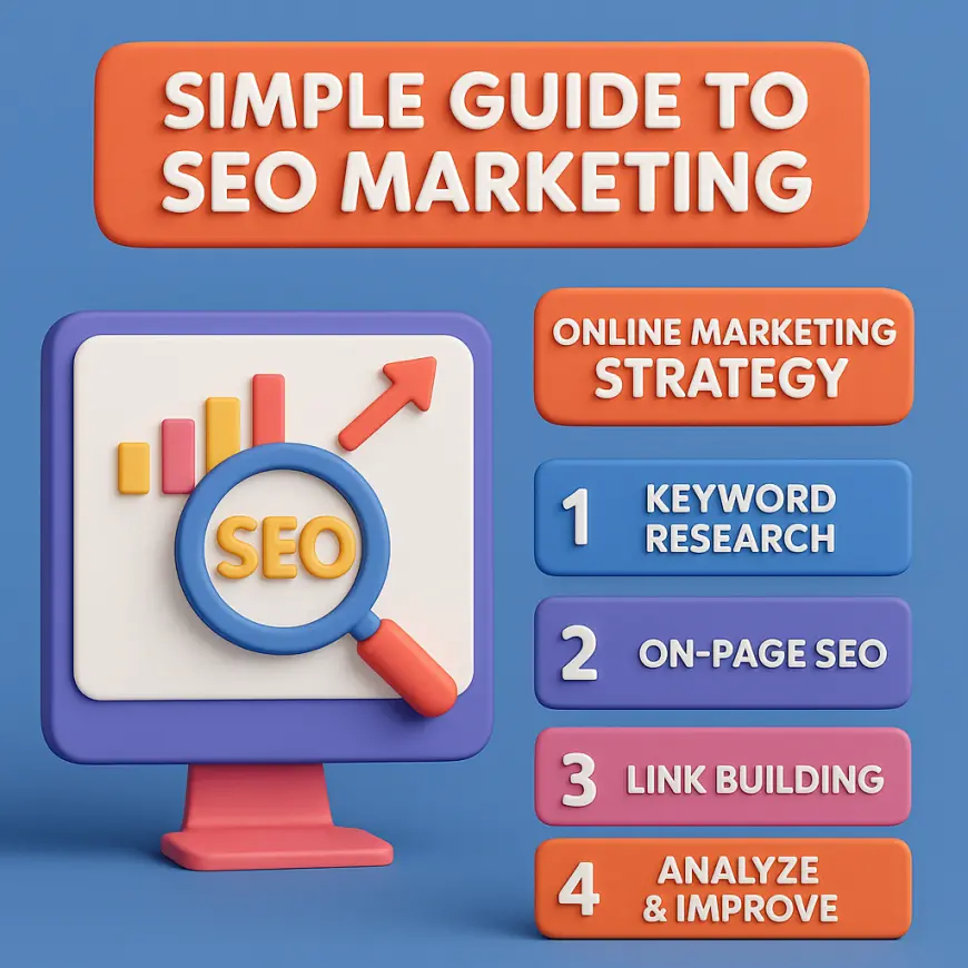 Simple Guide to SEO Marketing and Online Marketing Strategy Steps for Beginners