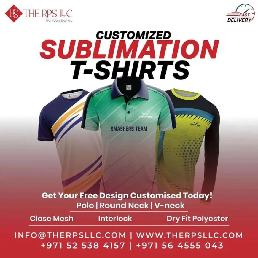 Custom T Shirts in Dubai – Design, Print, and Personalize with THE RPS LLC